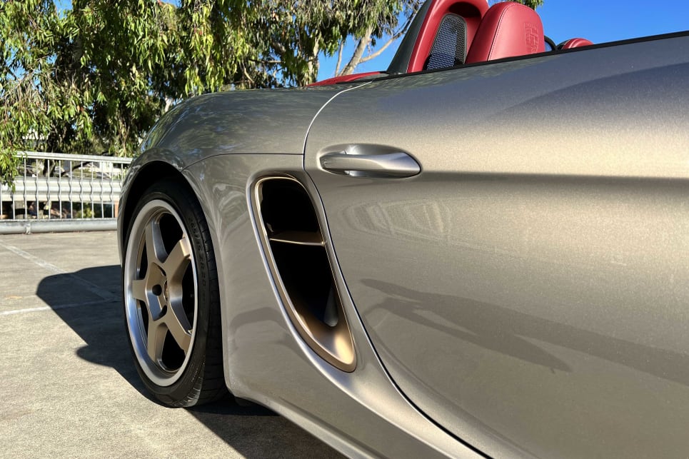 Porsche has subtly evolved the Boxster design since the original hit the market (Image: Justin Hilliard).