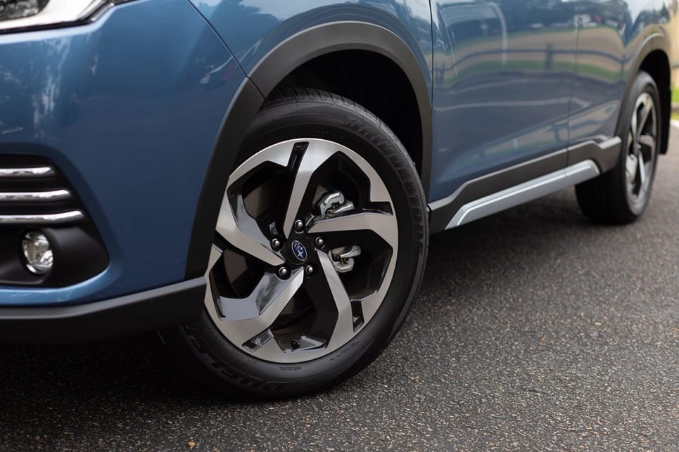 The Forester has the smallest wheels of the group with 18 inches. (image credit: Dean McCartney)