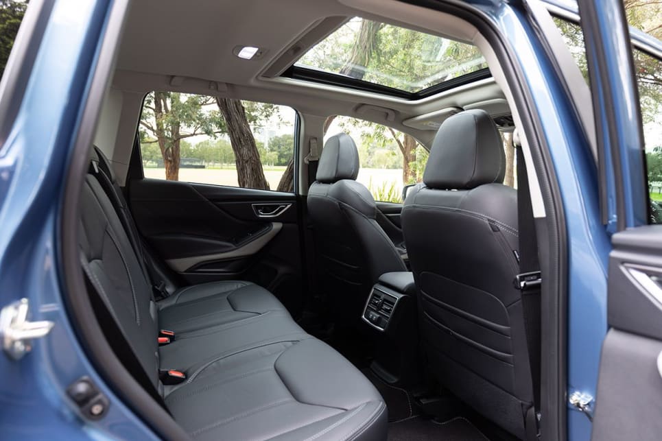 The  Forester offers a cavernous interior. (image credit: Dean McCartney)