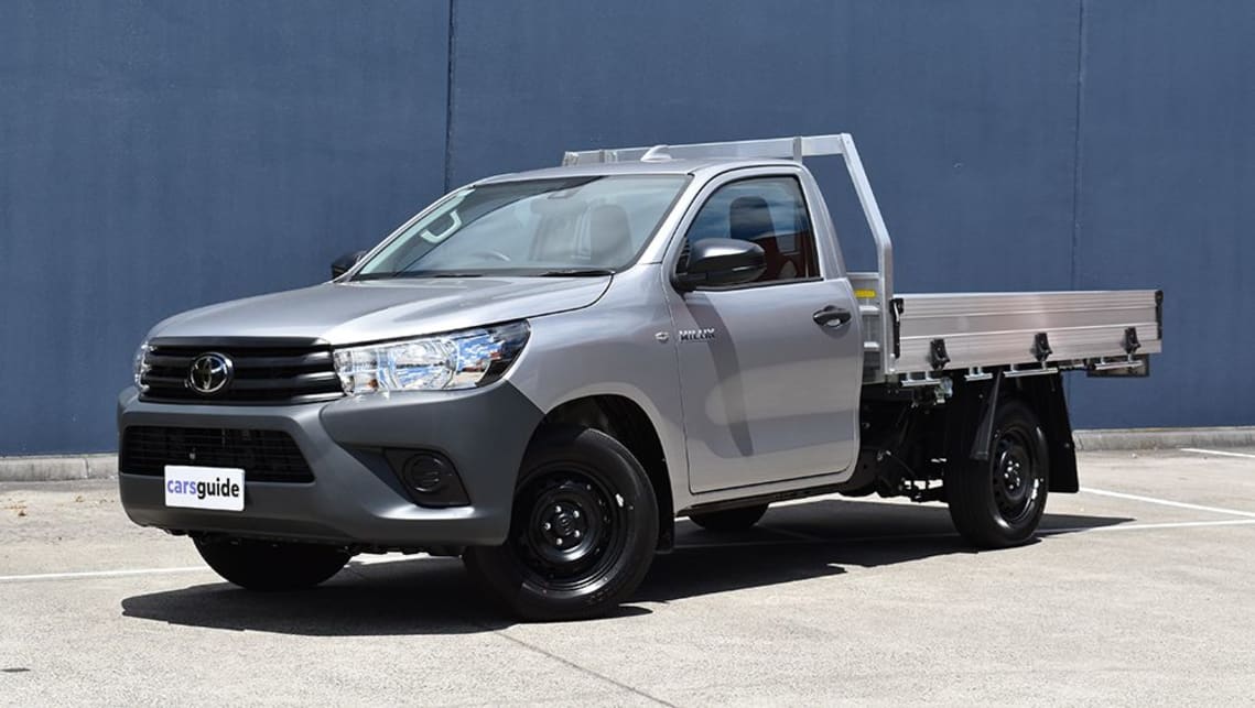 engineering Bijbel oogopslag Toyota HiLux 2022 review: Cheapest Workmate petrol manual 4x2 single-cab  cab-chassis - GVM test | CarsGuide