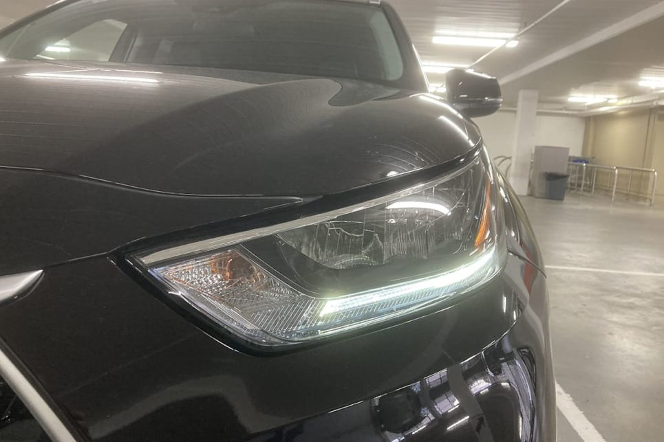 The GXL hybrid is equipped with LED auto on/off headlights. (image credit: Byron Mathioudakis)