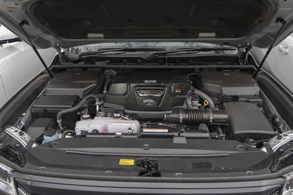 The LandCruiser has a 3.3-litre twin-turbo diesel V6 engine. (Image: Brett & Glen Sullivan)
