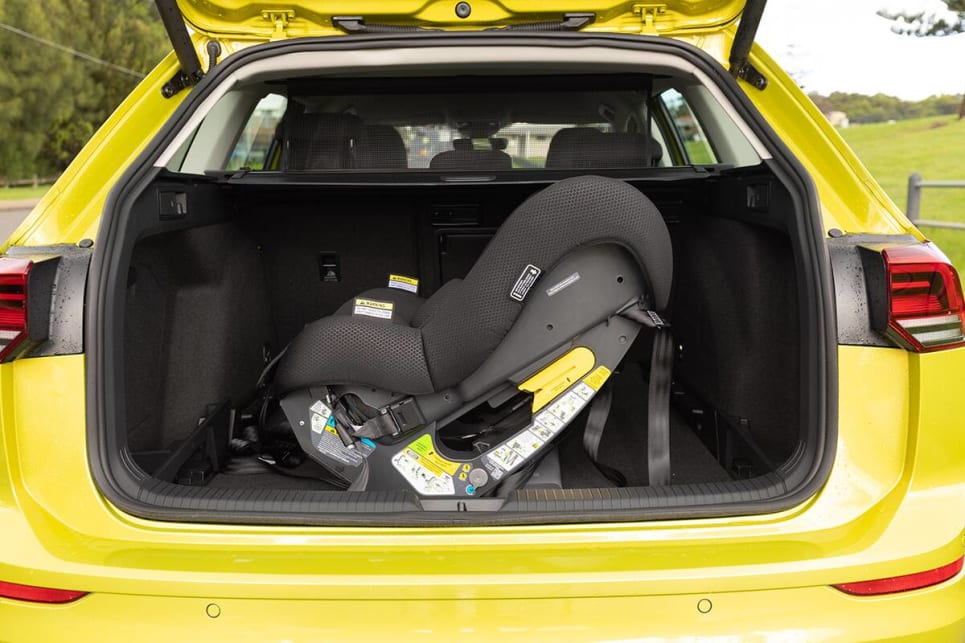 With the The back seats folded flat, cargo capacity grows to 1642L. (image credit: Dean McCartney)