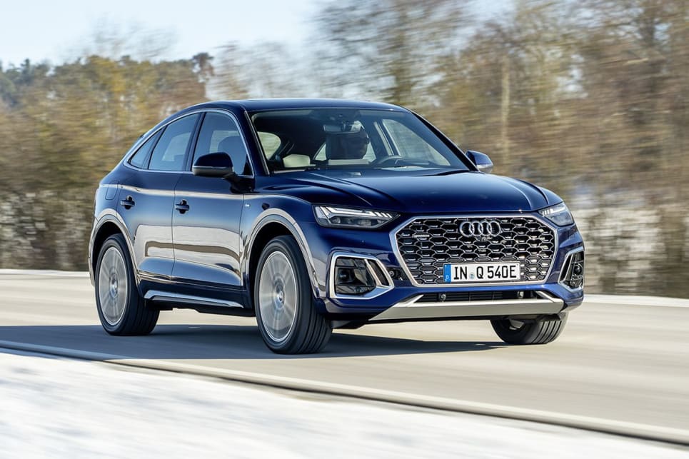 The Q5 55 TFSI e is even more powerful than the current range-topping SQ5, producing a combined 270kW/500Nm.