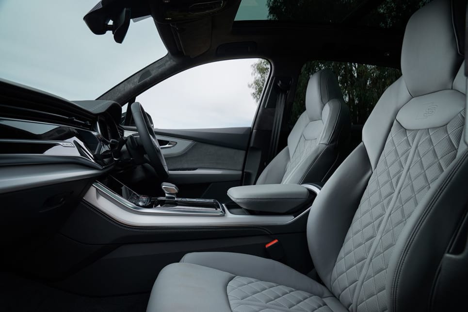 The TFSI has great front seats with just the right amount of comfort and bracing support.
