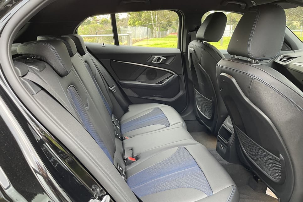 The 118i is more spacious than anticipated, especially in the second row. (Image: Tim Nicholson)