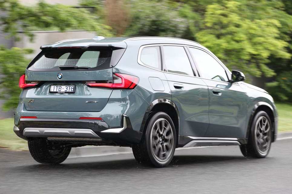 That’s because of the way that it’s been tuned, stepping off the line smartly, accelerating quickly and feeling surprisingly punchy. (2023 BMW X1 sDrive18i variant pictured)