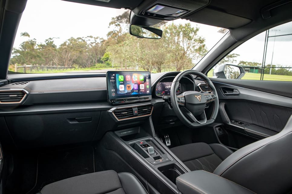 Inside the VZe is a 12-inch multimedia touchscreen with wireless Apple CarPlay and Android Auto. (Image: Tom White)