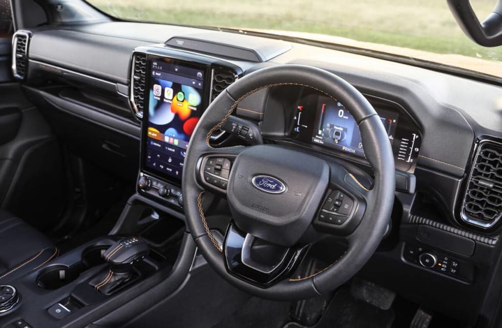 2023 Ford Ranger Wildtrak interior