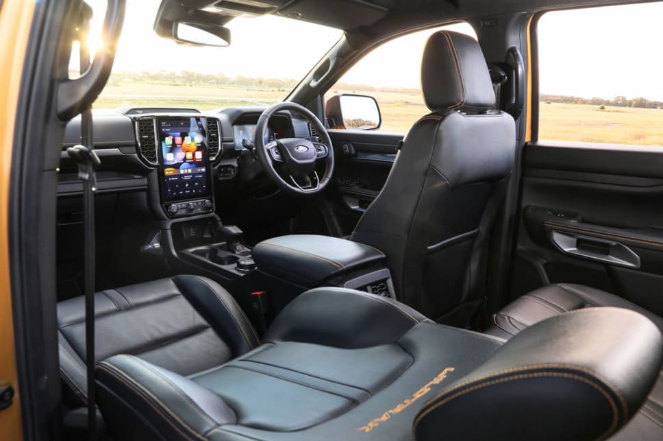2023 Ford Ranger Wildtrak interior
