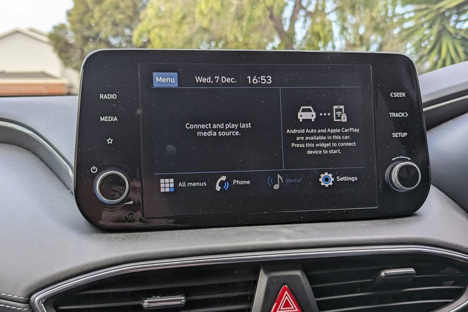 Sure, the screen is a little smaller at 8.0 inches, but it allows for wireless Android Auto, which means phone integration and maps are a cinch. (image: Tung Nguyen)