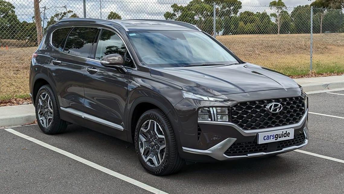 Hyundai santa fe hybrid review deals