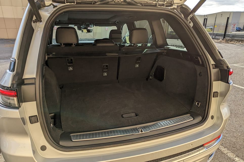 With all seats in use, the Grand Cherokee has a boot capacity of 1067 litres. (Image: Tung Nguyen)