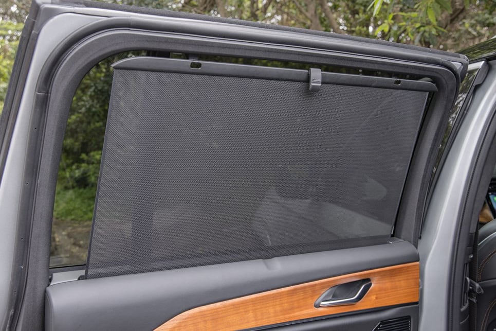 The Grand Cherokee has a built in sunshade to block out unwanted sunlight. (Image credit: Glen Sullivan)