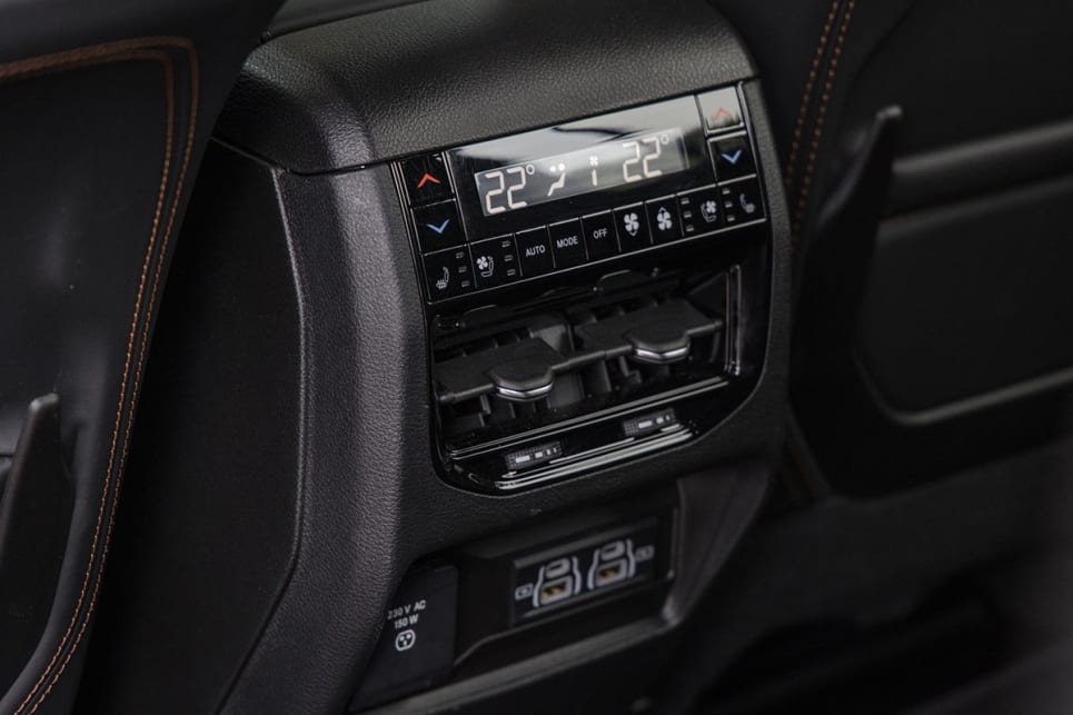 A four-zone automatic climate control is a standard feature. (Image credit: Glen Sullivan) 