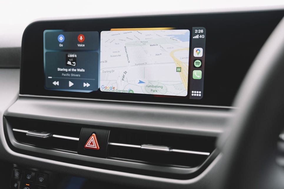 Inside the Sport+ grade is a 10.25-inch media screen with Apple CarPlay and Android Auto.