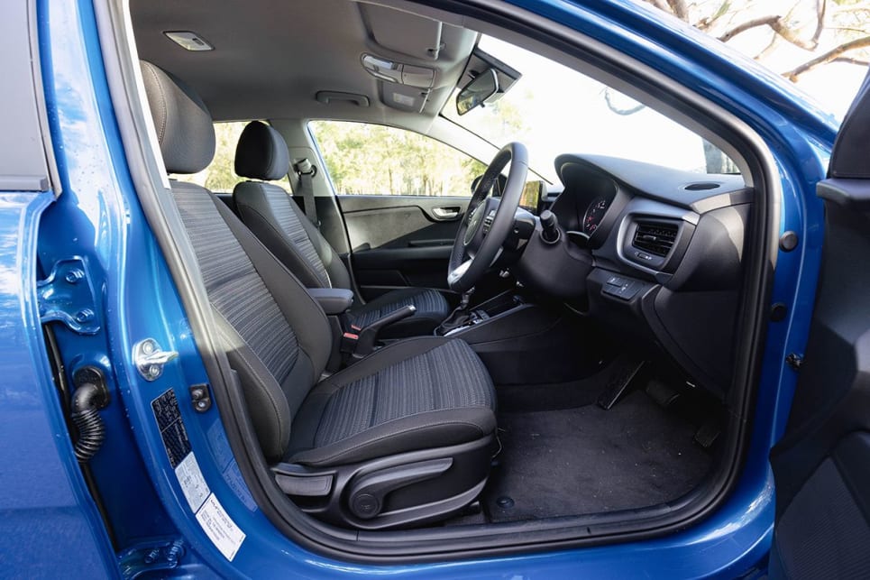 Upfront is spacious but the seats are uncomfortable. (Image credit: Dean McCartney)