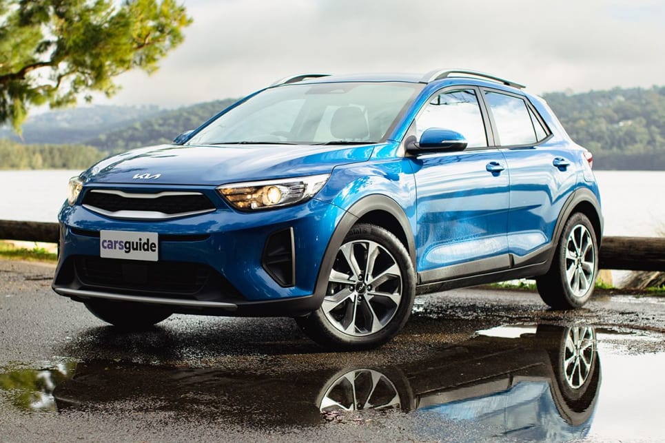 The Kia Stonic looks more like an SUV than a small hatchback. (Image credit: Dean McCartney)