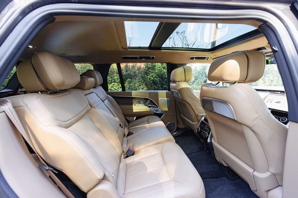 The long wheelbase offers unrivalled legroom in the back. (Image: Dean McCartney)