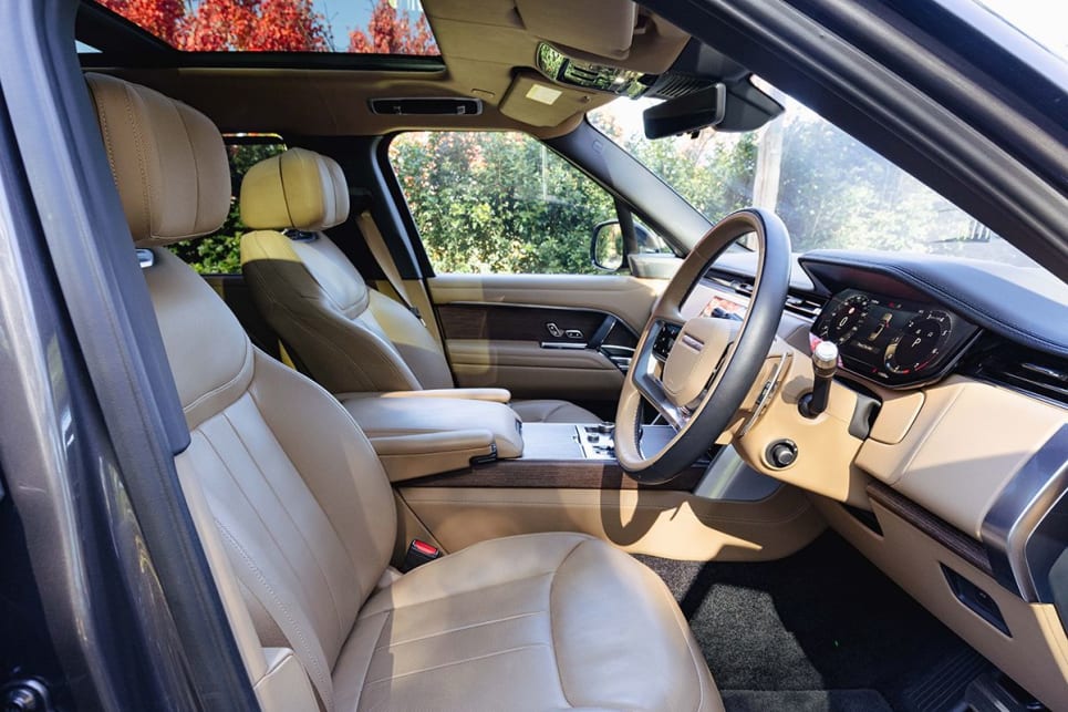 The Range Rover Autobiography LWB has a comfortable, roomy, well equipped cabin. (Image: Dean McCartney)