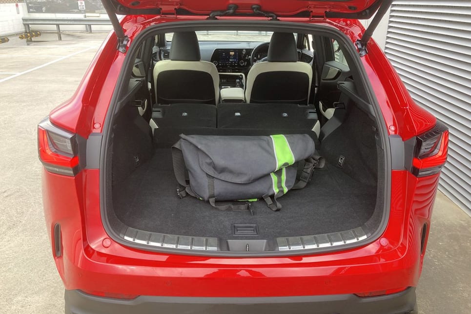 With the split/fold backrests folded, boot space extends to 1411L. (image: Byron Mathioudakis)