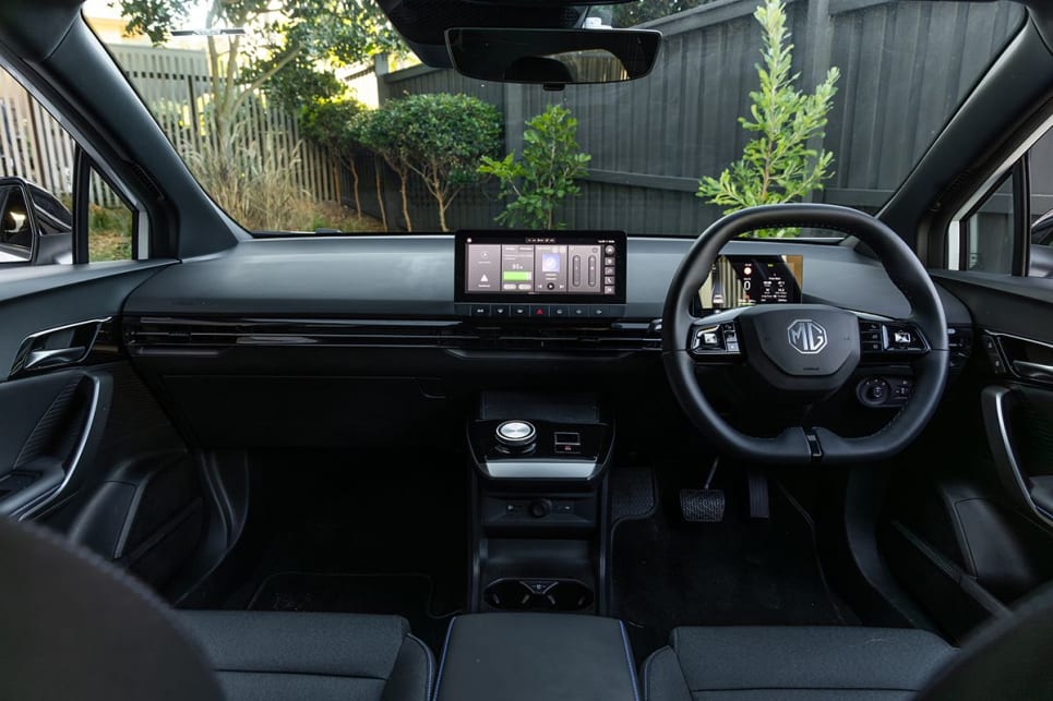 Upfront of the MG4 Excite 51 is a 10.25-inch multimedia system.