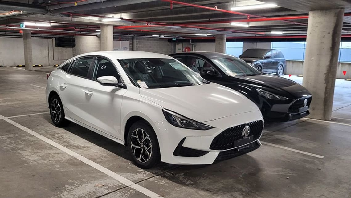 MG5 spied in Australia Chinese brand's newest small car has arrived to