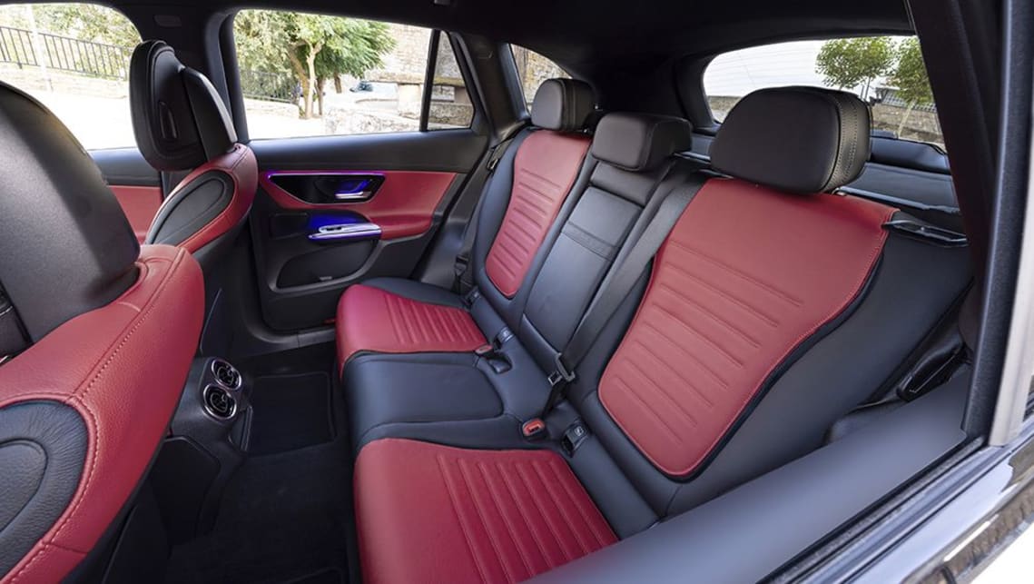 The GLC features AMG Line interior appointments, which were optional extras in the old car.