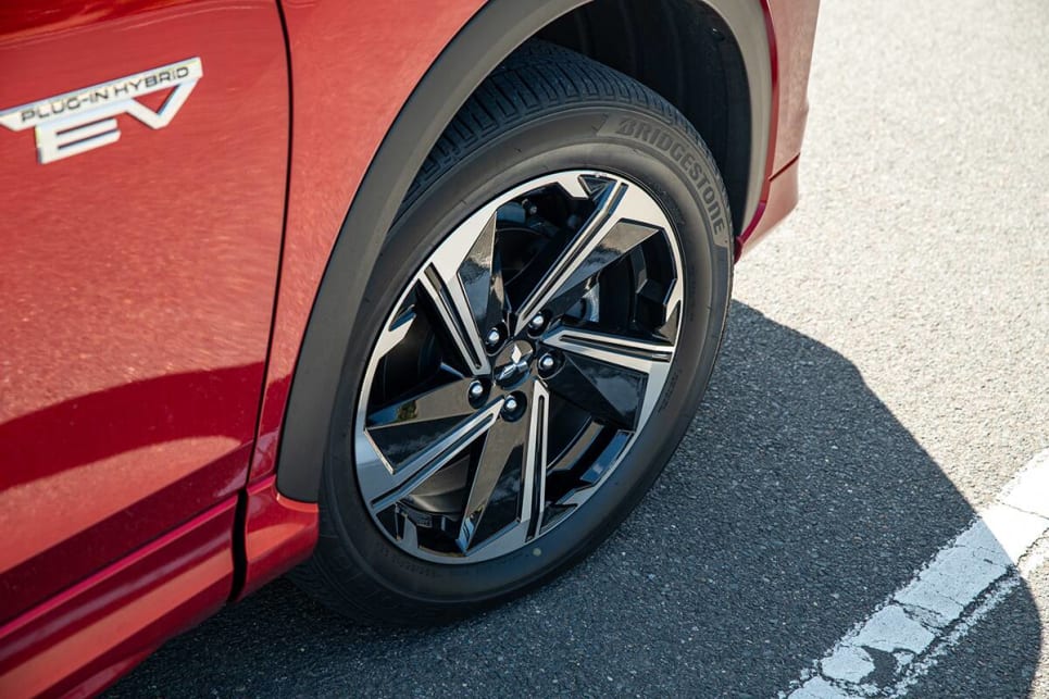 All PHEV models receive 18-inch two-tone alloy wheels. (Image: Tom White)