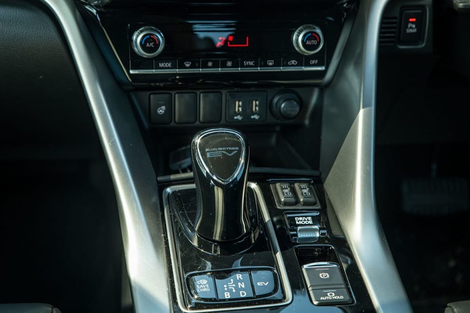 Inside looks very high tech and modern with the different gear shift and displays. (Image: Tom White)