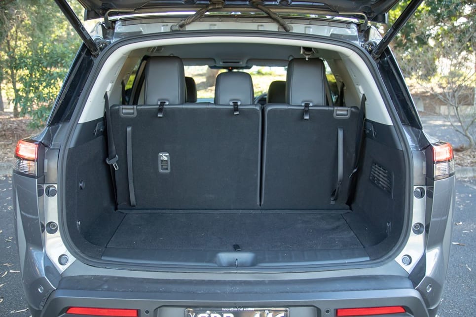 The Pathfinder has a boot capacity of 205L. (Image: Sam Rawlings)