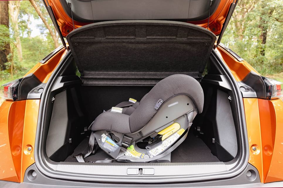 The boot space is larger than average compared to some of its rivals. (Image: Dean McCartney)