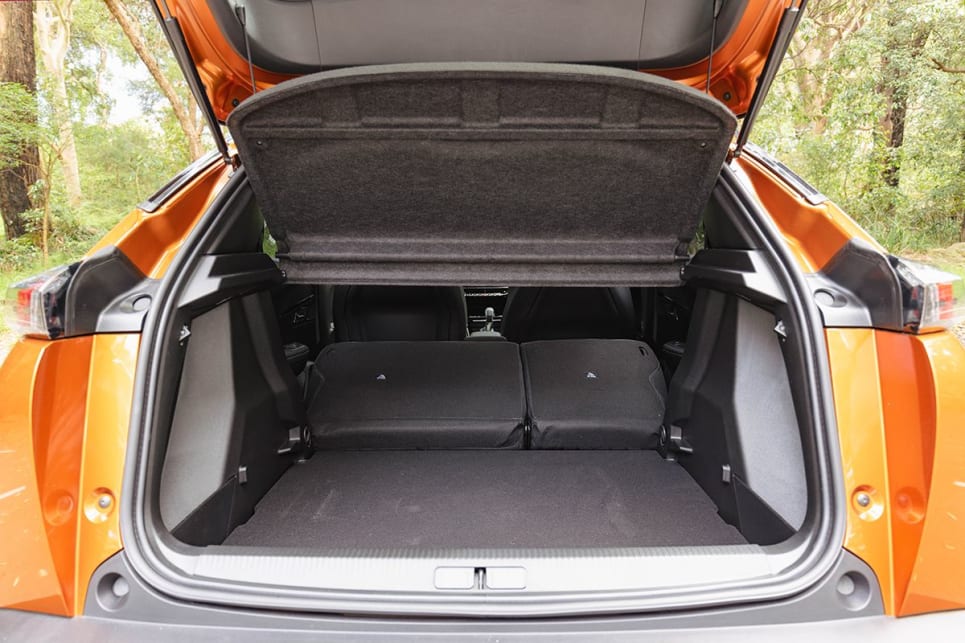 With the second row seats folded down, boot capacity increases to 1467 litres of space. (Image: Dean McCartney)