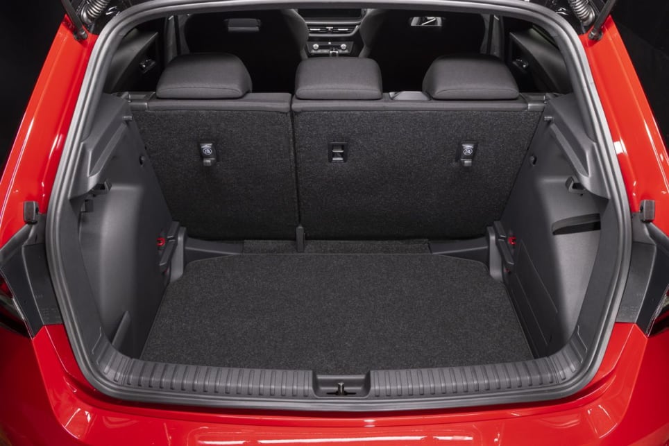 The Fabia’s boot can swallow 380 litres with all seats in place.