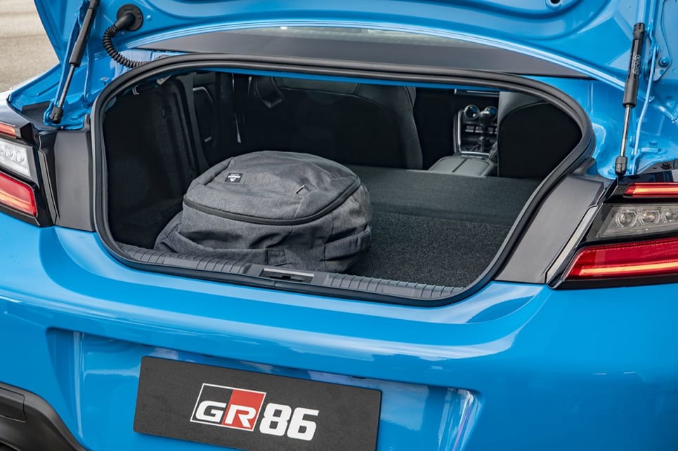 Boot space is 237 litres - which isn’t enormous. (GTS pictured)