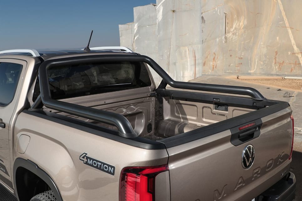 Features of the PanAmericana grade includes roof rails and a spray-in bedliner.