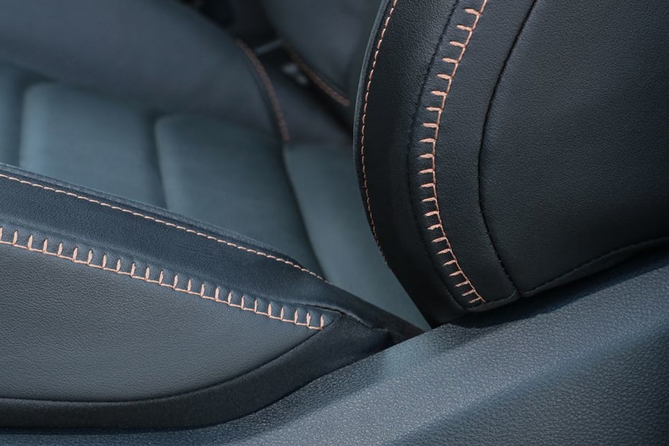 Style grades and higher come with leather upholstery.