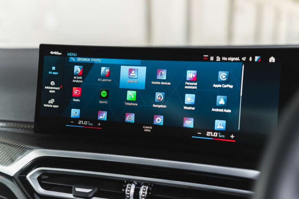 Still, all the tech is present and accounted for, with its digital dash and huge centre screen, and there's no shortage of spaces to connect or charge your phone.