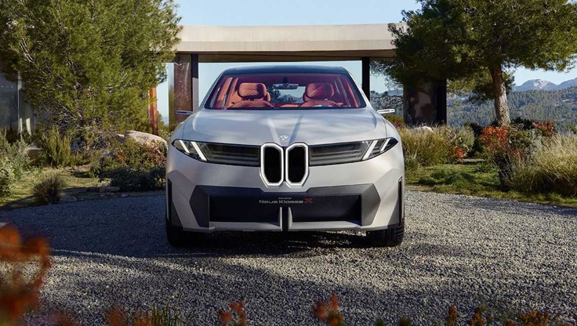 The flush front end gains a new vertical headlight signature and BMW has done away with chrome.
