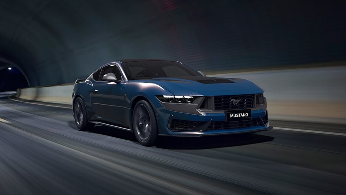 The Dark Horse Special Edition V8 is priced at $99,102 for the six-speed manual and $103,002 for the 10-speed auto.