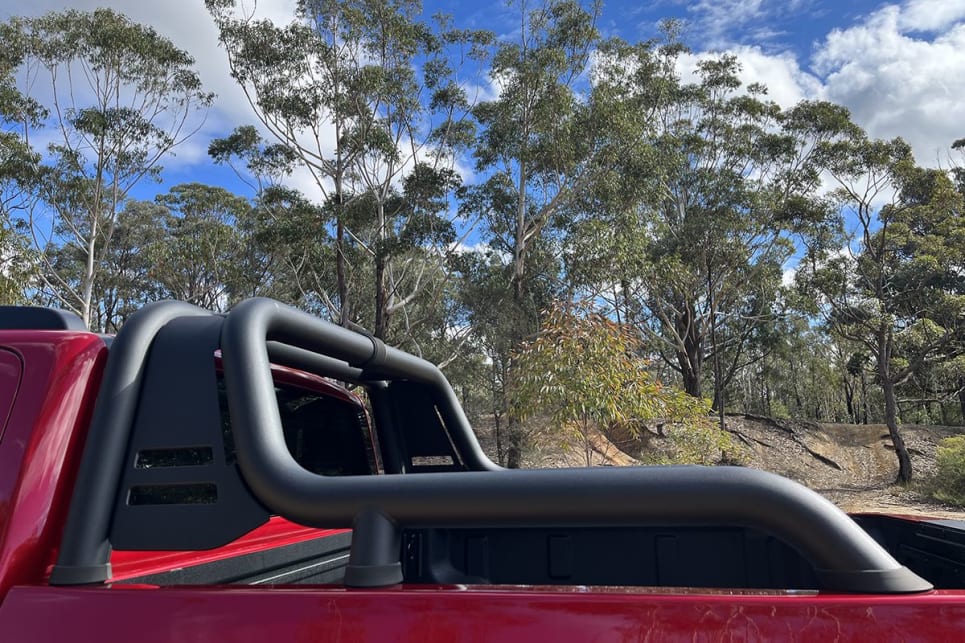 This dual-cab 4WD ute is intended as an off-road-focussed vehicle and has visual and mechanical upgrades over the rest of the Cannon stable. (Image: Marcus Craft)