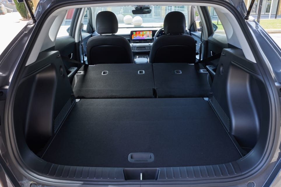 With the second row seats folded, there is 1241L of boot capacity.