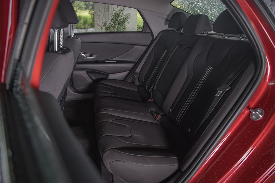 Even back-seaters enjoy ample head- and legroom. (Image: Glen Sullivan)