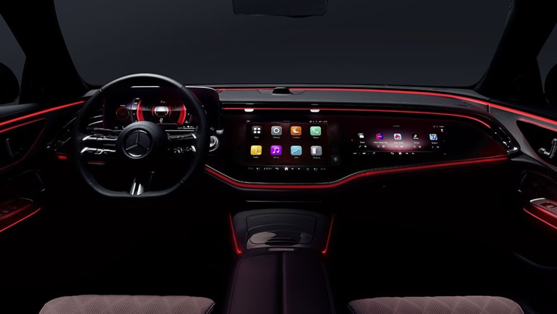 Too much tech? 2024 Mercedes EClass 'Hyperscreen' interior revealed