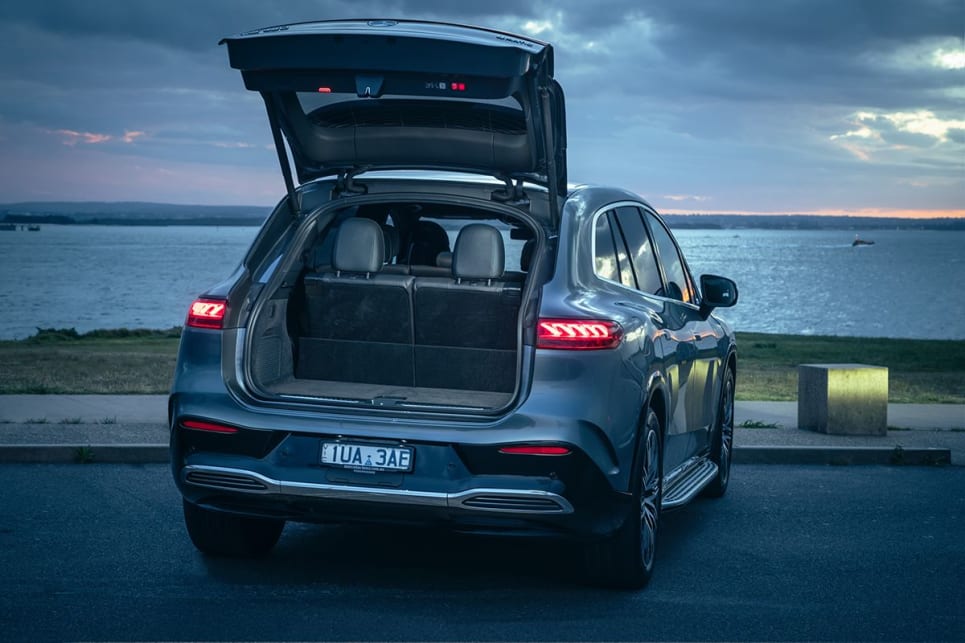 At the rear, with all three seats in place, you'll find 245L of boot space.