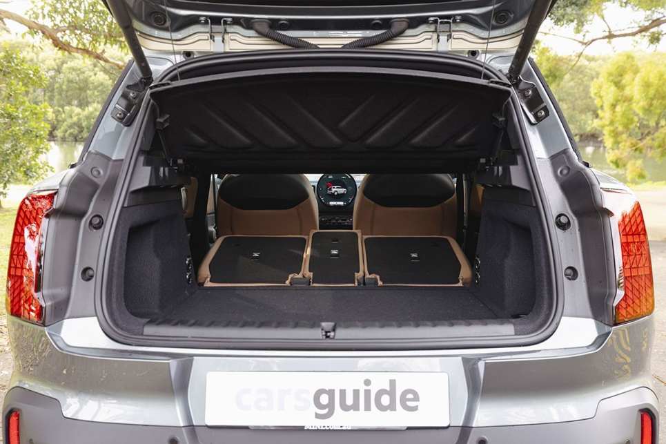 As for cargo space the Countryman has a 505L boot with all seats upright.