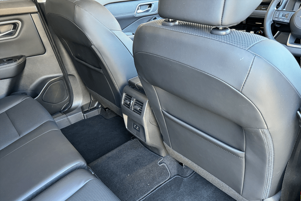 X-Trail N-Trek middle row seats pictured (Image: James Cleary)
