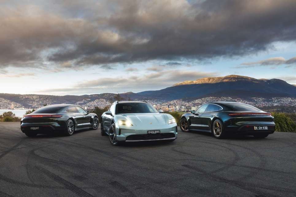 2024 Porsche Taycan 4S I Driving