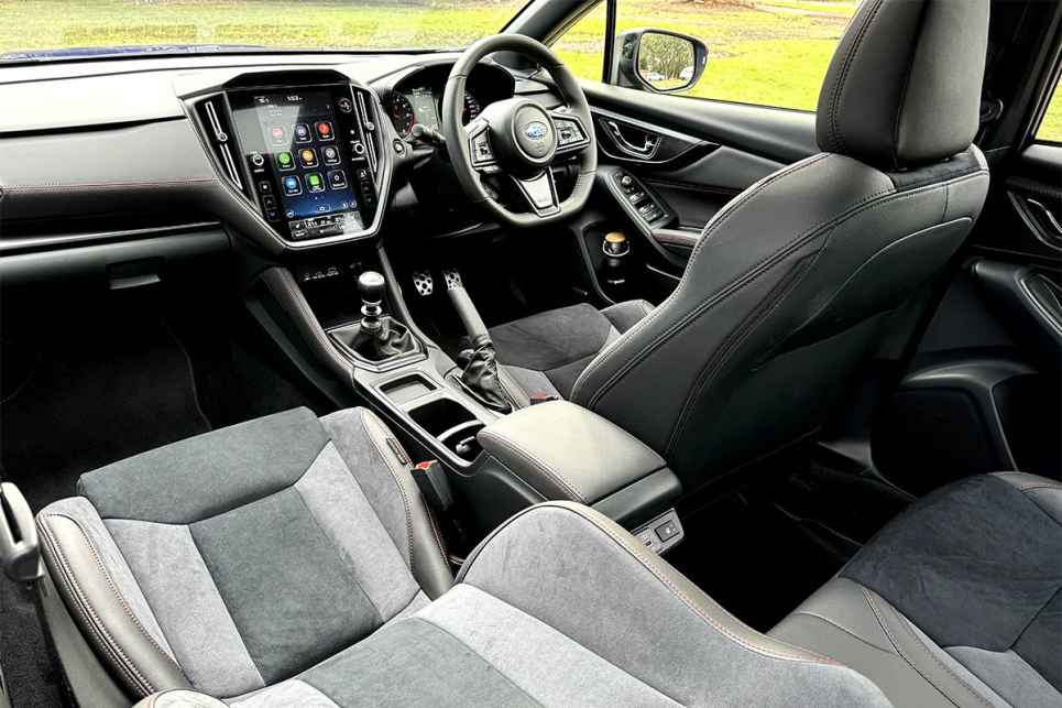 WRX RS features pictured (Image: James Cleary)