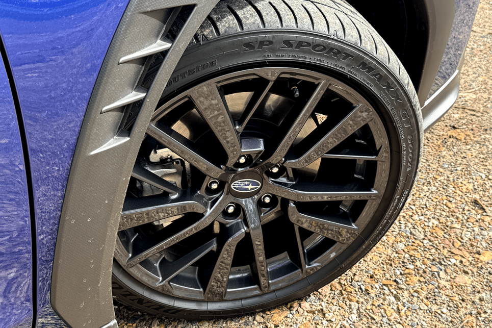 WRX RS features pictured (Image: James Cleary)